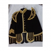 Black Piper/Drummer Doublet Jacket